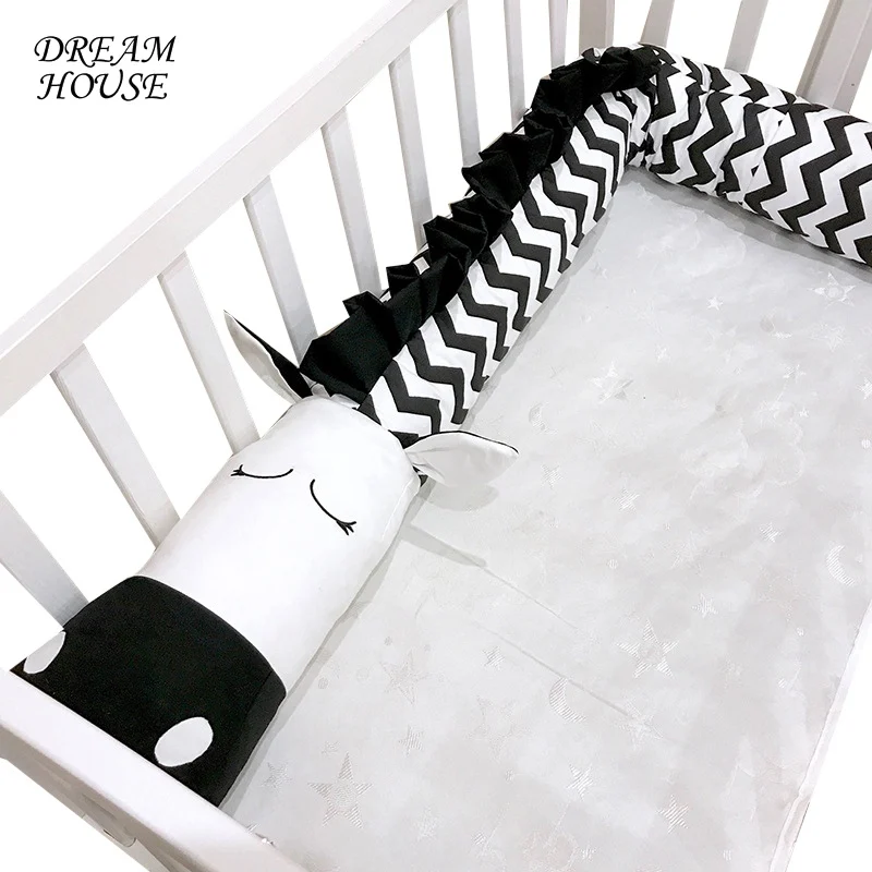 1 шт. детские мягкие бортики для кровати хлопковые защита кроватки новорожденных