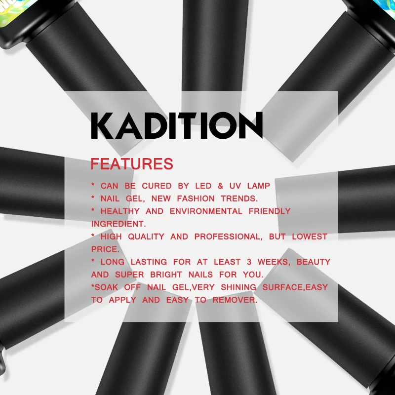 KADITION 8 мл Blossom гель лак для ногтей Soak Off УФ и светодиодный светильник маникюра DIY