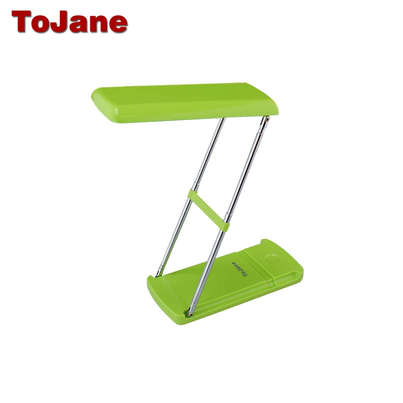 ToJane TG955 светодиодный настольный светильник для ухода за глазами Ночная переносная лампа power Bank 3000 мАч Настольная лампа с зарядкой складная дорожная лампа для чтения - Цвет корпуса: GREEN