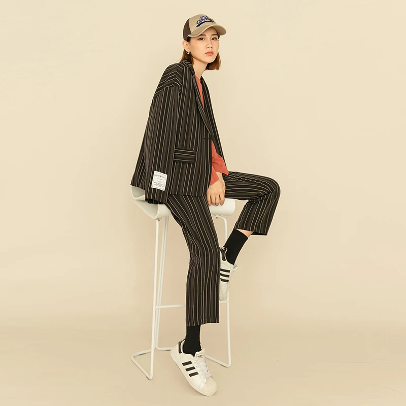 Костюмы для работы модные брючные костюмы комплект из 2 предметов двубортный