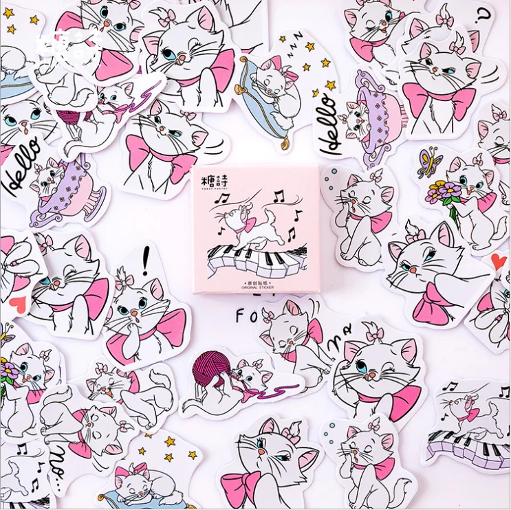 45 листов/1 лот Kawaii канцелярские наклейки Розовый фламинго дневник планировщик декоративные мобильные наклейки Скрапбукинг DIY ремесленные наклейки - Цвет: fenseshaonvmao