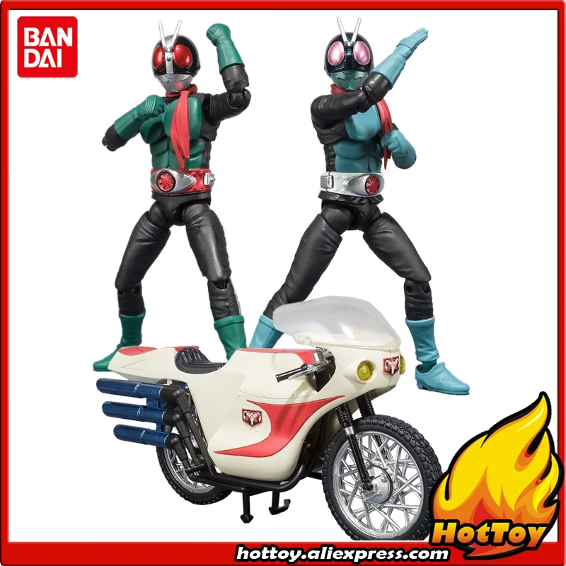 100% Оригинальный Bandai SHODO-X Kamen Rider vol.1 фигурку-набор из 4 шт. в масках ездить 1 2 Циклон