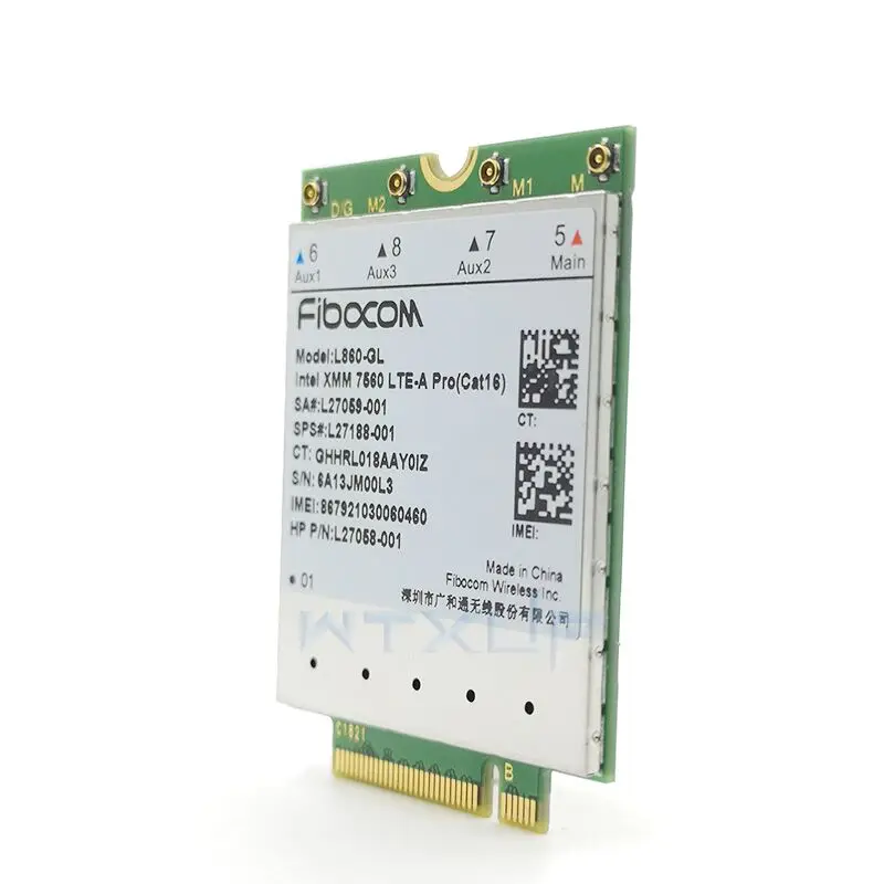 Fibocom L860 GL 4 аппарат не привязан к оператору сотовой связи модуль Кот 16 SPS # L27188 001 4G