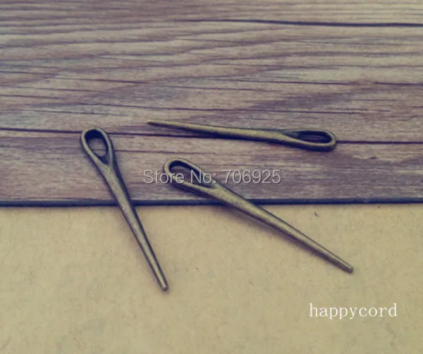 

20pcs/lot antique bronze DIY needle accessories 6mmx39mm