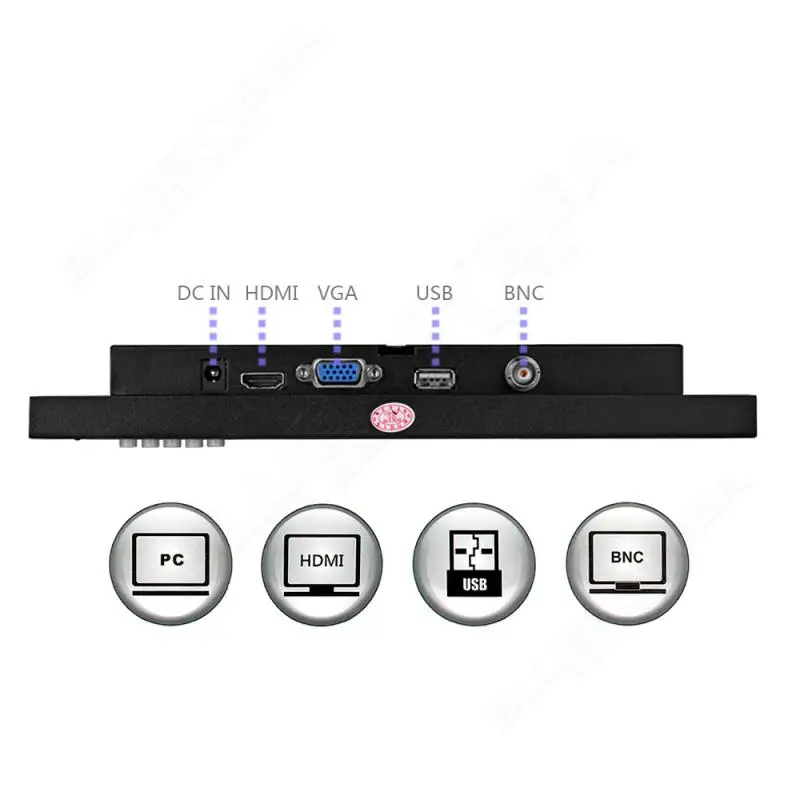 Eyoyo 10 дюймов IPS Дисплей Мониторы HD 1280*800 Пиксели видео VGA HDML AV USB Вход ЖК дисплей для