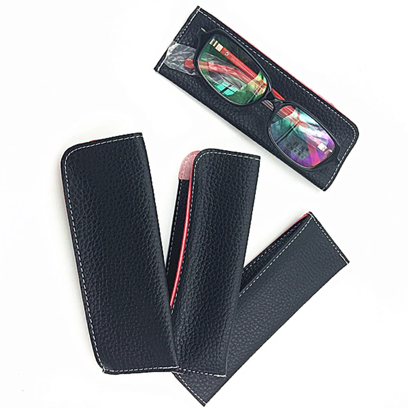 Чехол для очков из ПУ кожи мужчин и женщин портативный контейнер A1|eyeglass case|eyeglass