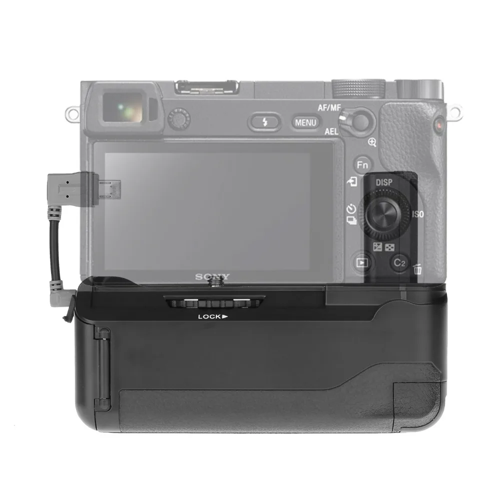 Travor Вертикальная Батарейная ручка для SONY A6300 беззеркальная цифровая камера Батарейная ручка подарок ИК пульт дистанционного управления работа с NP-FW50
