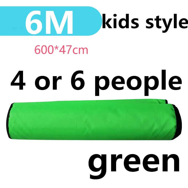 6M green Happymaty напольный подвижный коврик для командной работы, спортивных тренировок, групповых игр, игрушки для детей и взрослых, веселые игры, игрушки для бега - Цвет: 6M green