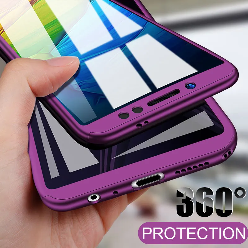Voero 360 Полное покрытие чехол для Xiaomi Redmi 4X5 плюс 6A 6 Pro S2 Note 7 Чехол телефона