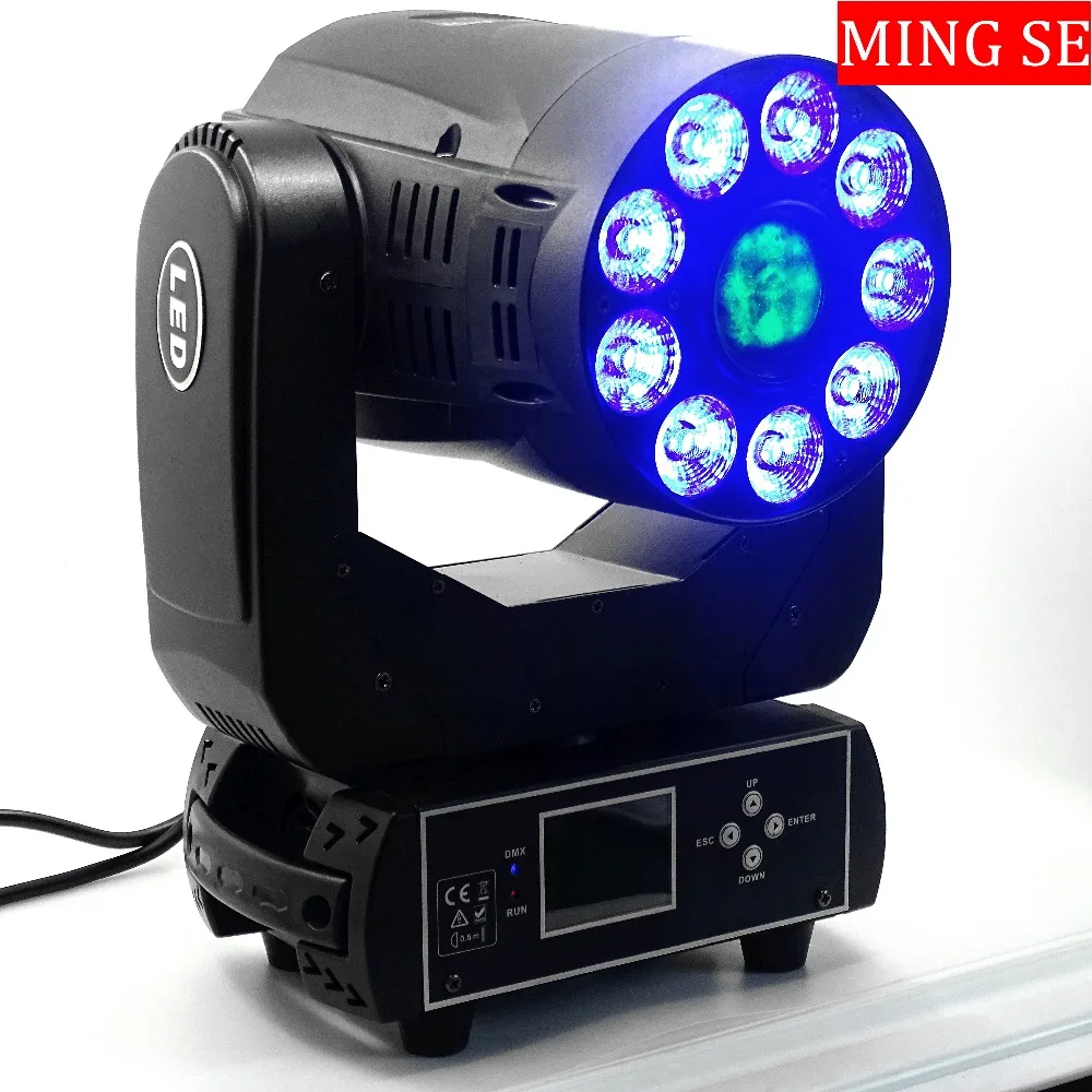 6x8 Вт лампа Gobo стробоскоп диско DJ Освещение 6*8 RGBW 4в1 светодиоды стирка + 30 LED Moving Head