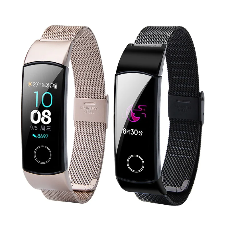 Смарт-браслет huawei Honor Band 4, фитнес-Смарт-часы, браслет, пульсометр, спящий, спортивный, водонепроницаемый, пригодный для носки