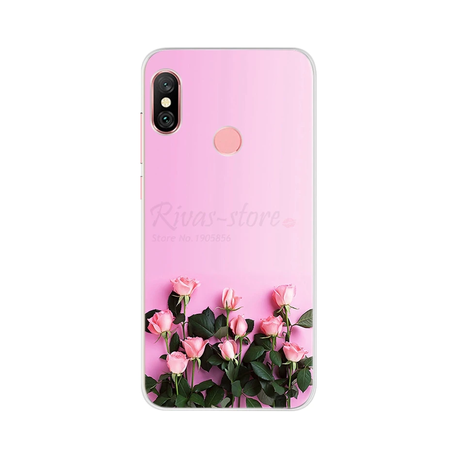 Чехол для Coque Xiaomi Redmi Note 6 Pro чехол глобальной версии Мягкая силиконовая задняя