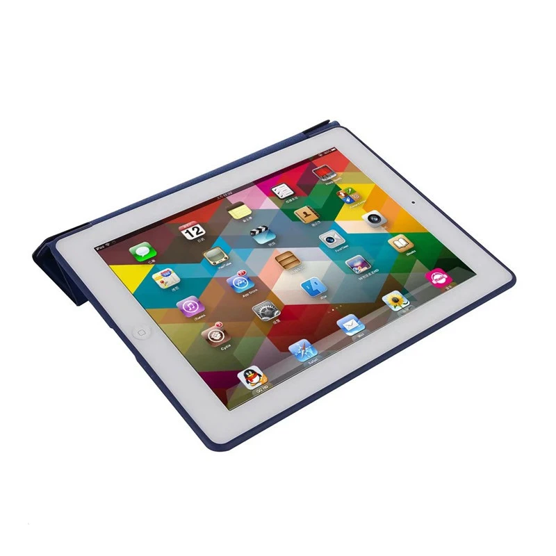Чехол для ipad 4 Ipad 2 кожаный чехол мягкий ТПУ умный противоударный защитный iPad