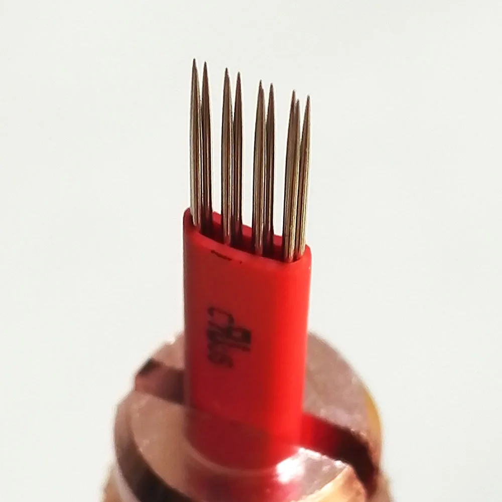 10 шт. микроблейдинг Перманентная Татуировка брови тумана бровей