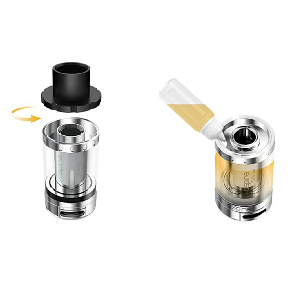 Оригинальный Aspire cleito 120 танк 4 мл e juice емкость cig атомайзер электронная сигарета vape