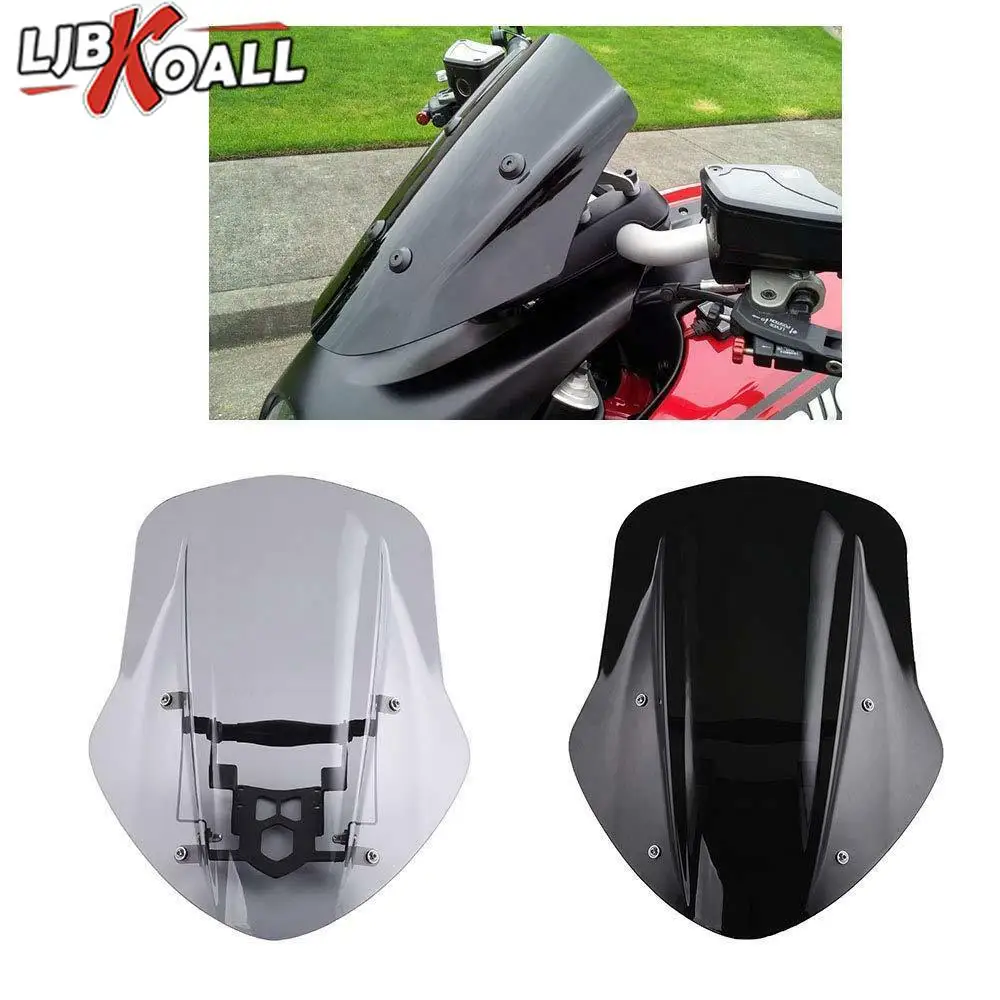 Мотоциклетное ветровое стекло Крышка для поездок на мотоцикле Ducati Diavel ветер отражающая пластина с монтажным кронштейном