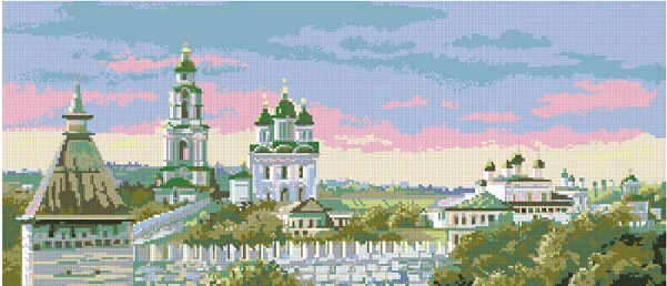 Новейший набор для рукоделия китайской вышивки вышивка 14 карат крестиком пейзаж