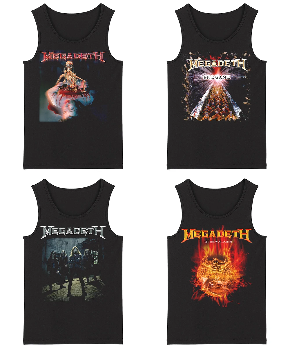 Bloodhoof Megadeth band Electric Rock Death Metal Thrash Metal мужские Новые майки Азиатский размер