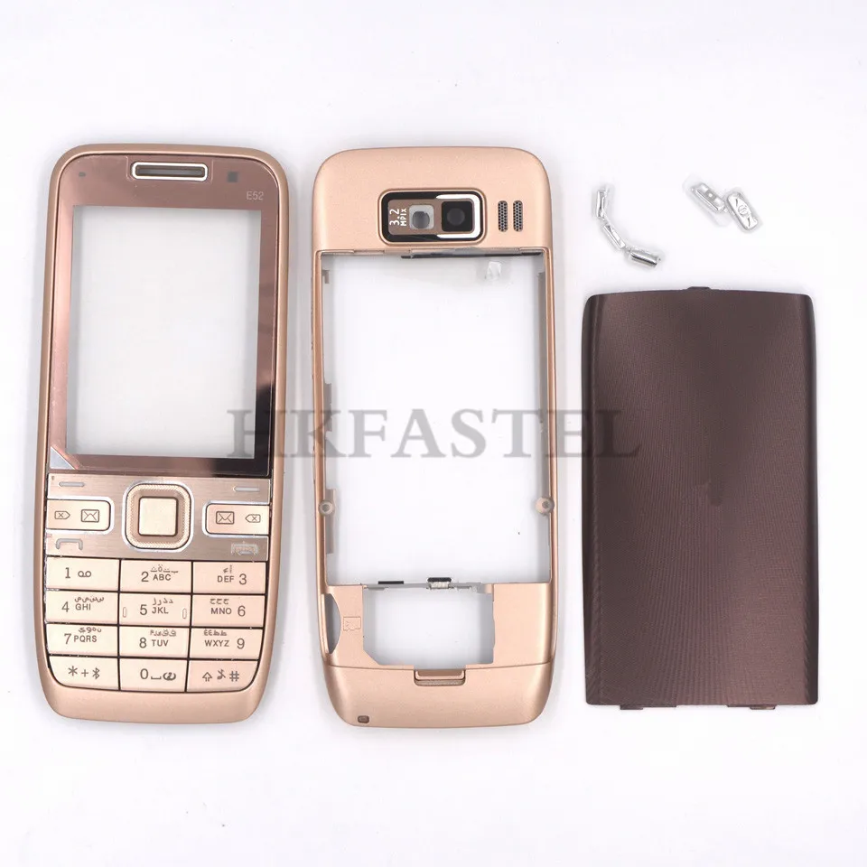 Для Nokia E52 абсолютно полный корпус для мобильного телефона чехол клавиатура Английский Русский Арабский Иврит Клавиатура