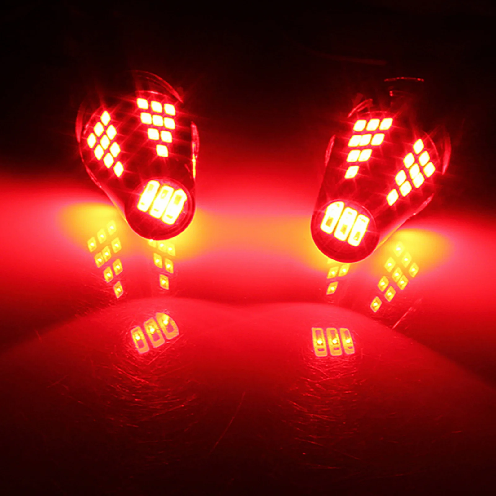 ANGRONG 2x красная 380 P21/5W 1157 BAY15d байонетный свет 48SMD светодиодный ная лампа 5W задний