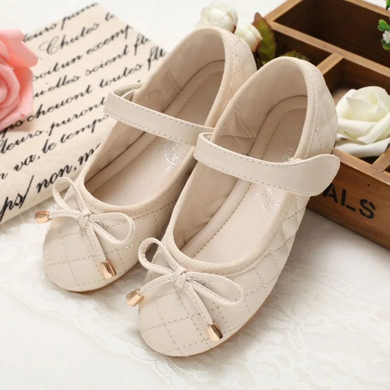 Модная брендовая обувь принцессы на плоской подошве для маленьких девочек