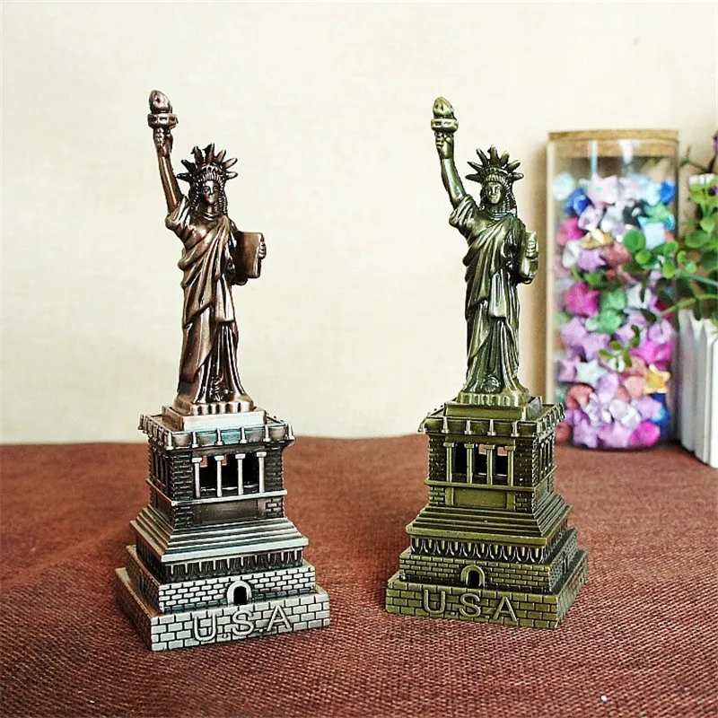 Винтажный декор металлическая Ретро Статуя Свободы лучший подарок на день