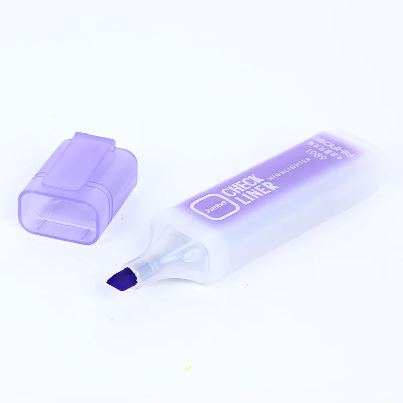 purple 1 шт. креативные кондитерские изделия большой емкости флуоресцентная ручка Маркировка Маркер для граффити Hist kawaii маркеры школьные принадлежности - Цвет: purple