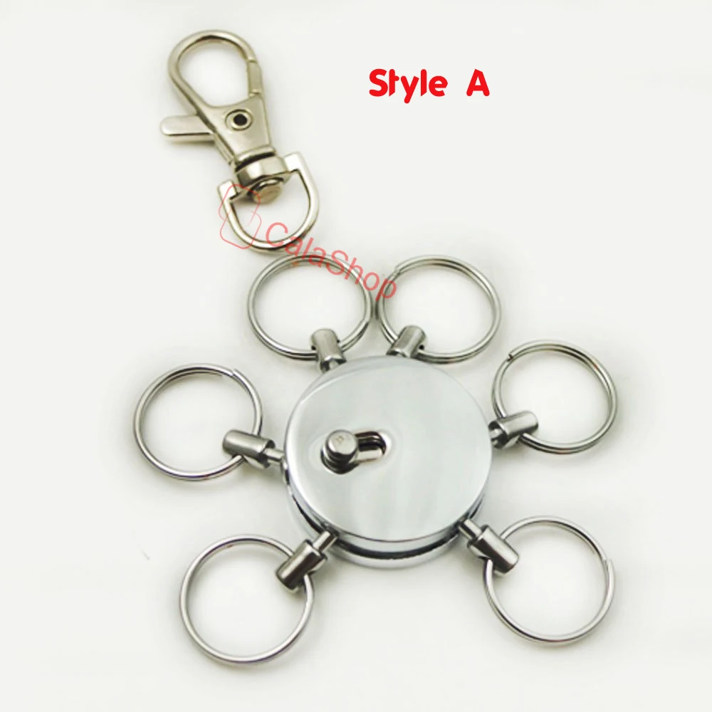 1 компл./лот съемный крючок Swivel Detatchable Multi Key Ring Keychain Clip Card Keyholder Accessories | Дом и сад
