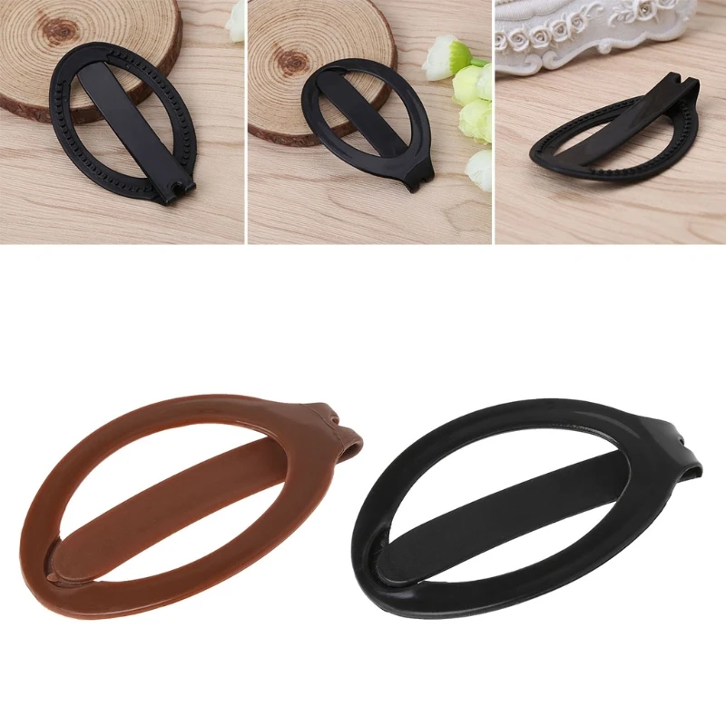 Модные женские туфли мягкие Пластик волос заколка для затылка валик инструмент