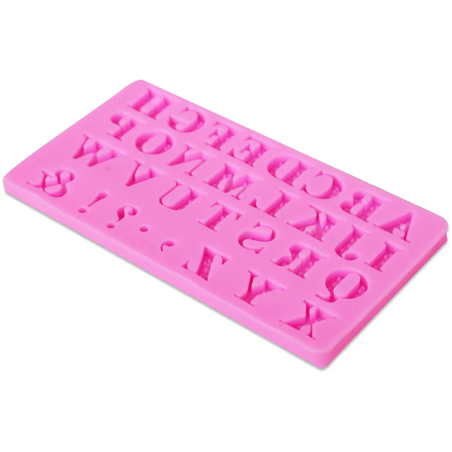 10PCS/SET M350 English Letters Silicone Mold Cake Border Fondant Decorating Tools Candy Chocolate Gumpaste Moulds | Дом и сад