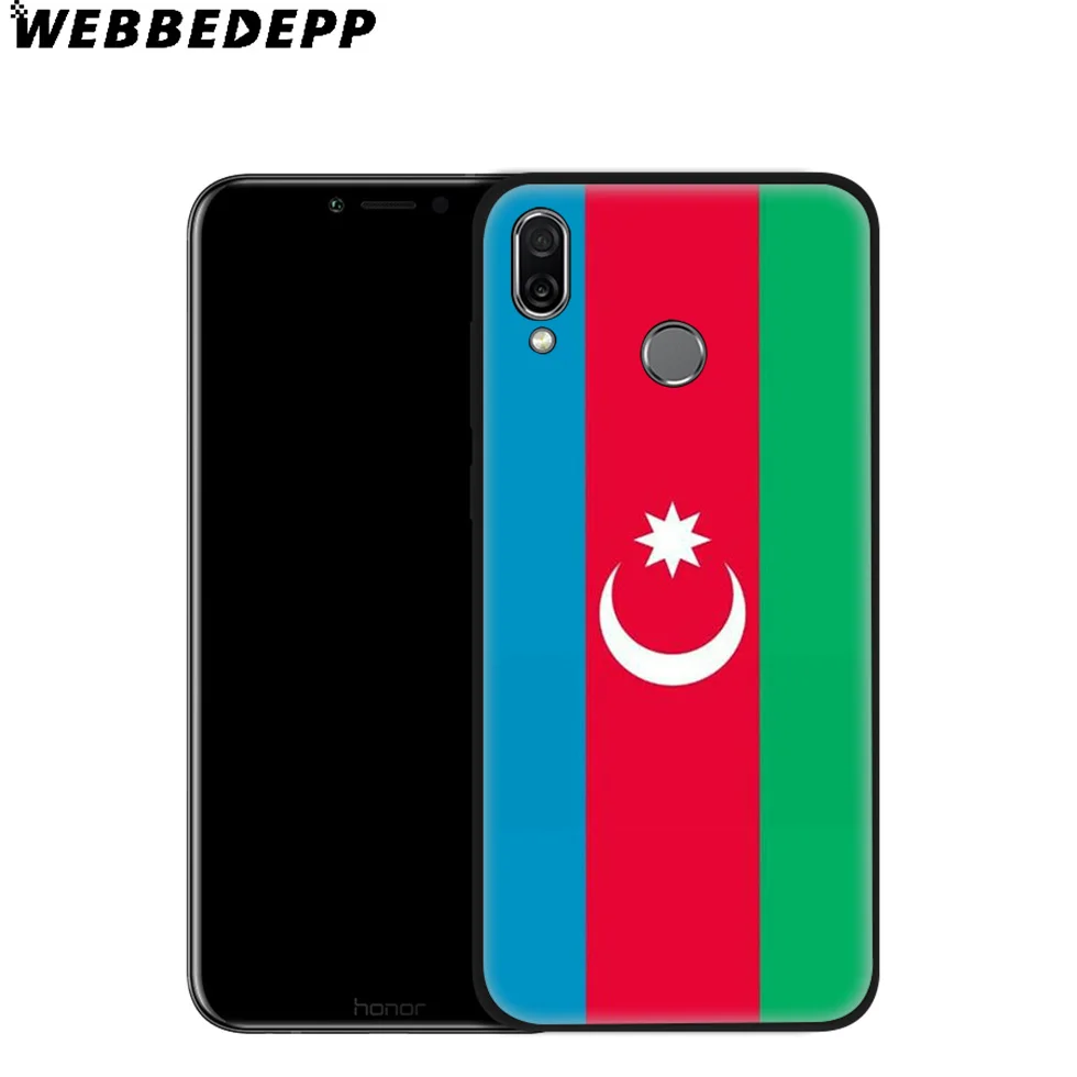 WEBBEDEPP Azerbaijan buta flag Soft Case for Huawei Mate Honor 20 6A 7A 7C 7X 8 9 9X 10 View Lite Pro 30 |