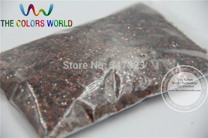 

1.0MM Laser coffee Dazzling Hexagon Glitter holographic glitter for nail gel ,nail art ,DIY Art Decoration