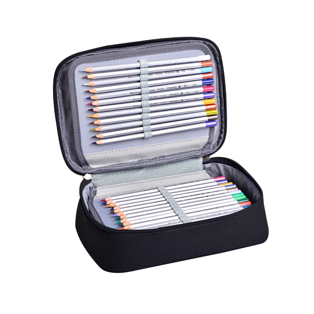 Большой объем 72 слота многослойный пенал многофункциональный стационарный