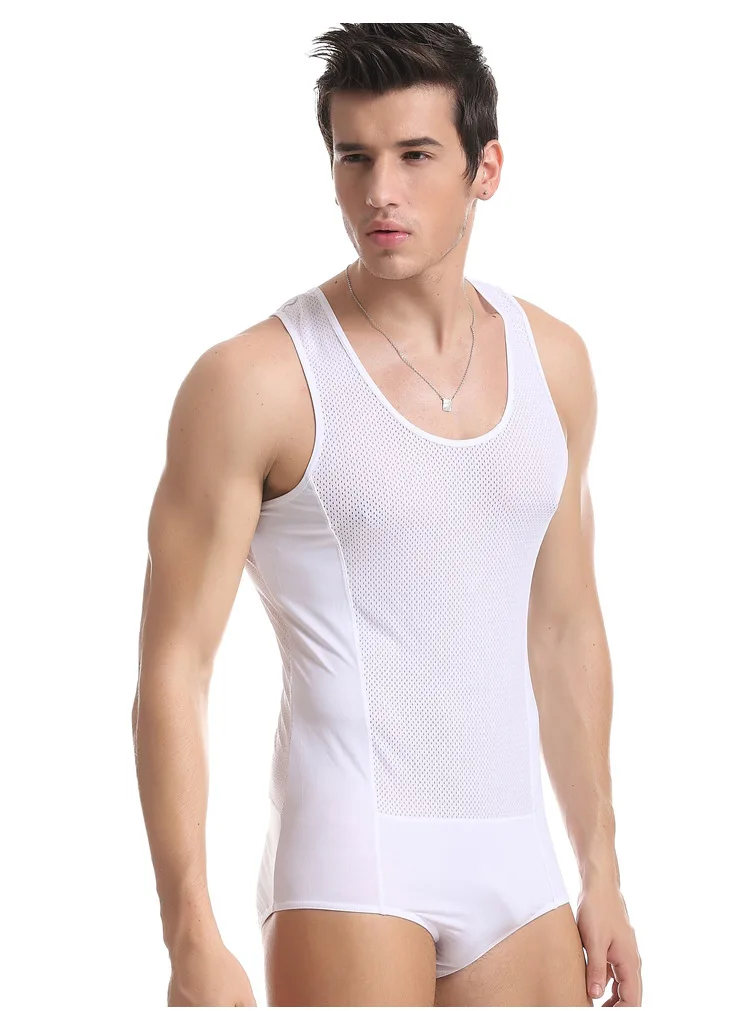 Высокое Качество Бренд Howe Ray жилет мужской сексуальный соединенный сетчатый