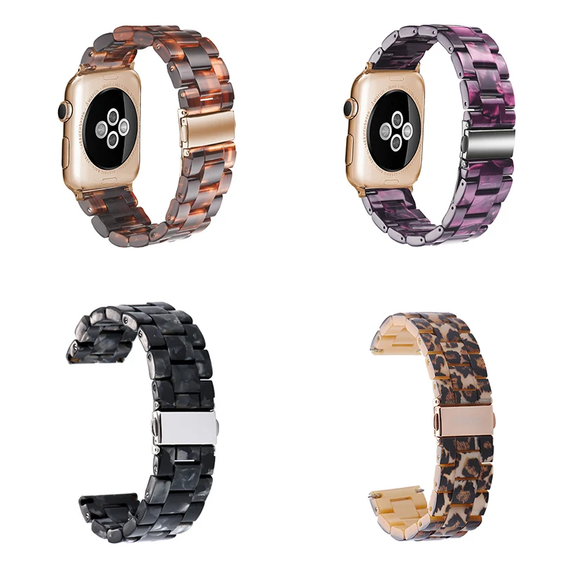 Mdnen имитация Керамика ремешок для наручных часов APPLE Watch, версии 3, 2, 1, 42 мм 38 мм и нержавеющая сталь металлический корпус наручных часов Iwatch, браслет на запястье смола ремень аксессуары для часов Ремешок для часов