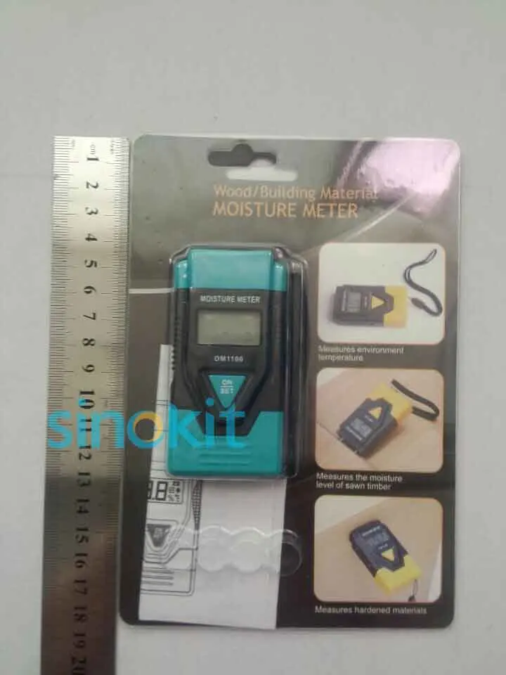 Free Shipping 3In 1Multi-function Wood Moisture Meter with Mortar Concrete and Plaster DM1100 (Blue) | Инструменты