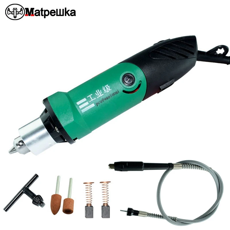 Dremel стиль 220 В Мини электрическая дрель гравер с 6 позициями переменной скорости forDremel вращающиеся инструменты с гибким валом и 480Вт - Цвет: MTK002