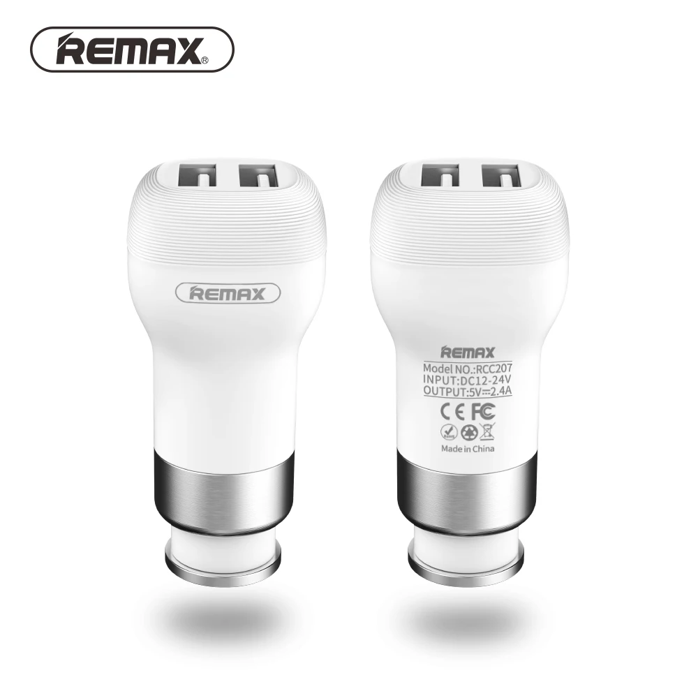 Автомобильное зарядное устройство remax USB, двойной Переходник USB для зарядки в машине, умное зарядное устройство, адаптер питания для huawei P30 P20 P10 Plus mate10 mate9 Pro