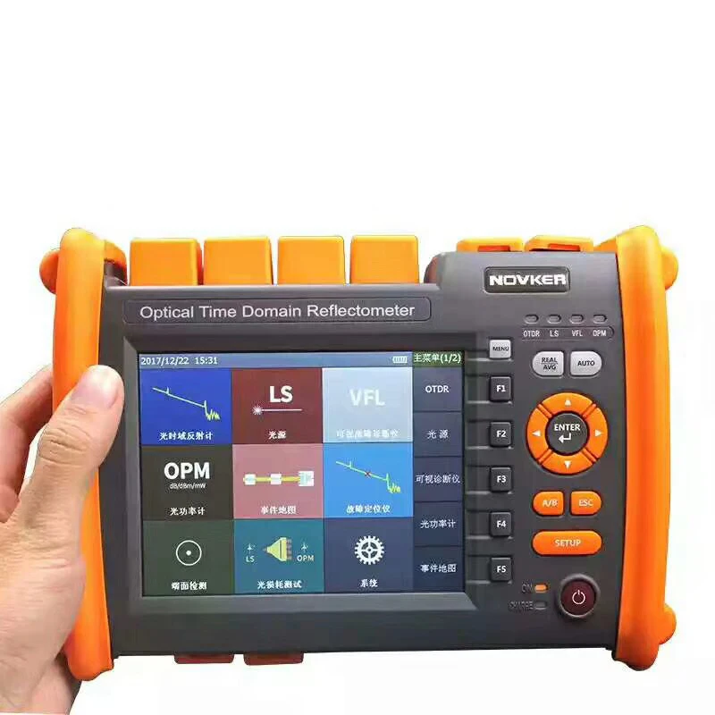 NK600 SM 32 дБ/30 дБ Оригинальный сенсорный экран 1310/1550 нм OTDR с функцией VFL 120 км