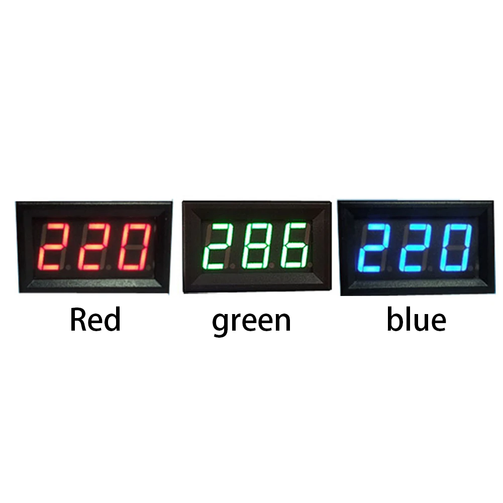 Цифровой вольтметр Амперметр Voltimetro красный Мини светодиодный Ампер Amperimetro Gauge DC