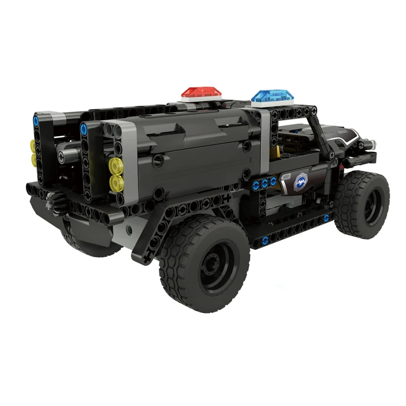 13006 спецназ полицейская водная Пушка машина совместима с Technic Car строительные