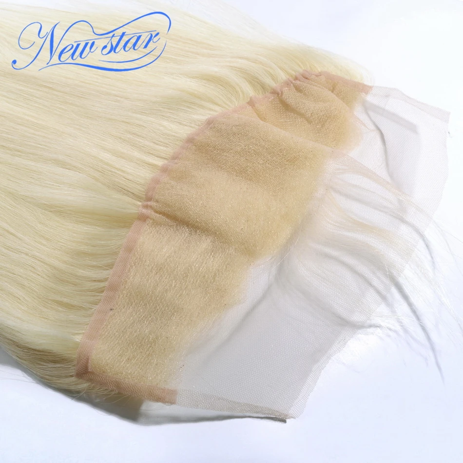 Новые светлые волосы Star Hair 13 ''x 4'' фронтальные зажимы на сетке бразильские