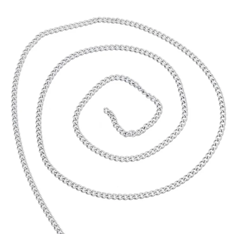 10 м нержавеющая сталь звено открытый Снаряженная Цепь DIY ожерелье ювелирные