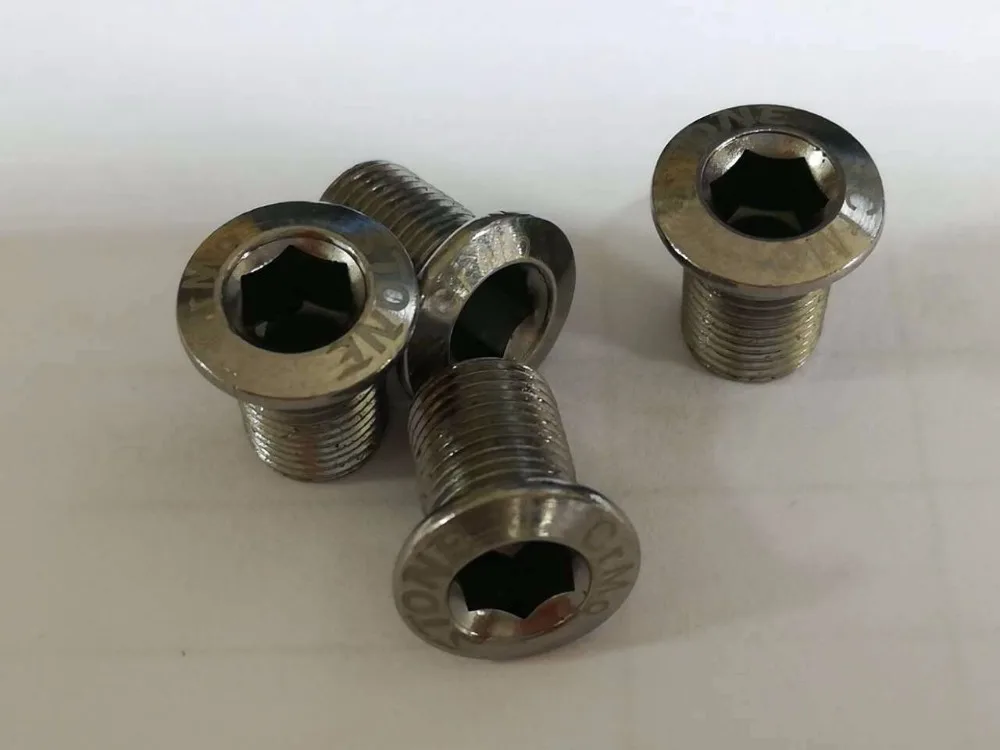 4 шт. велосипедные болты с одним кольцом 1 x система для замены Shi mano M8000|chainring screw|single
