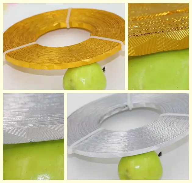 Металлический фитинг с ромбовидным узором из плоской алюминиевой проволоки