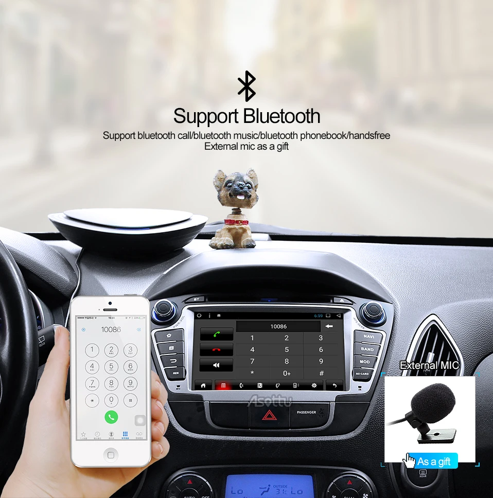 Asottu ZIX357060 Android 7,1 2G+ 32G для hyundai IX35 Tucson 2011 2012 2013 gps навигация 2 din Автомобильный dvd-плеер gps Радио стерео