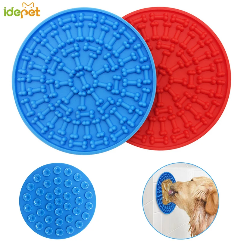 

Dog Lick Pad For Dog Feeder Aider Disc Sucker Dog Toys Wash Distraction Device Pet Bath Toy Lick Easy Shower Training Tool 35
