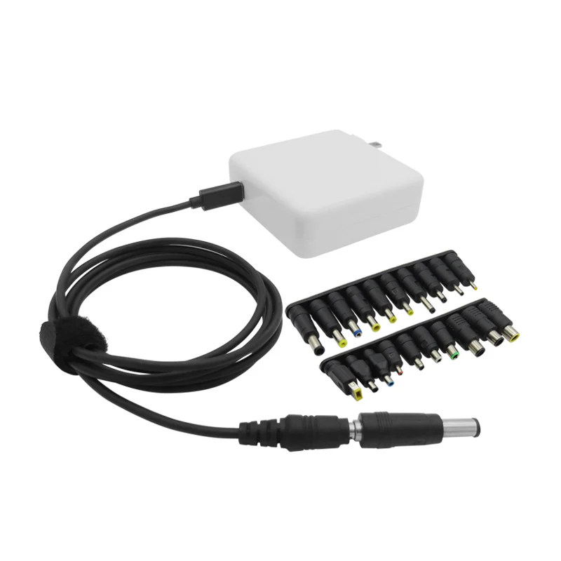 90 Вт PD USB-C с 20 наконечниками Универсальное зарядное устройство 18,5-20 в многофункциональный для APPLE/ACER/ASUS/hp/DELL/LENOVO/SAMSUNG/SONY/TOSHIBA