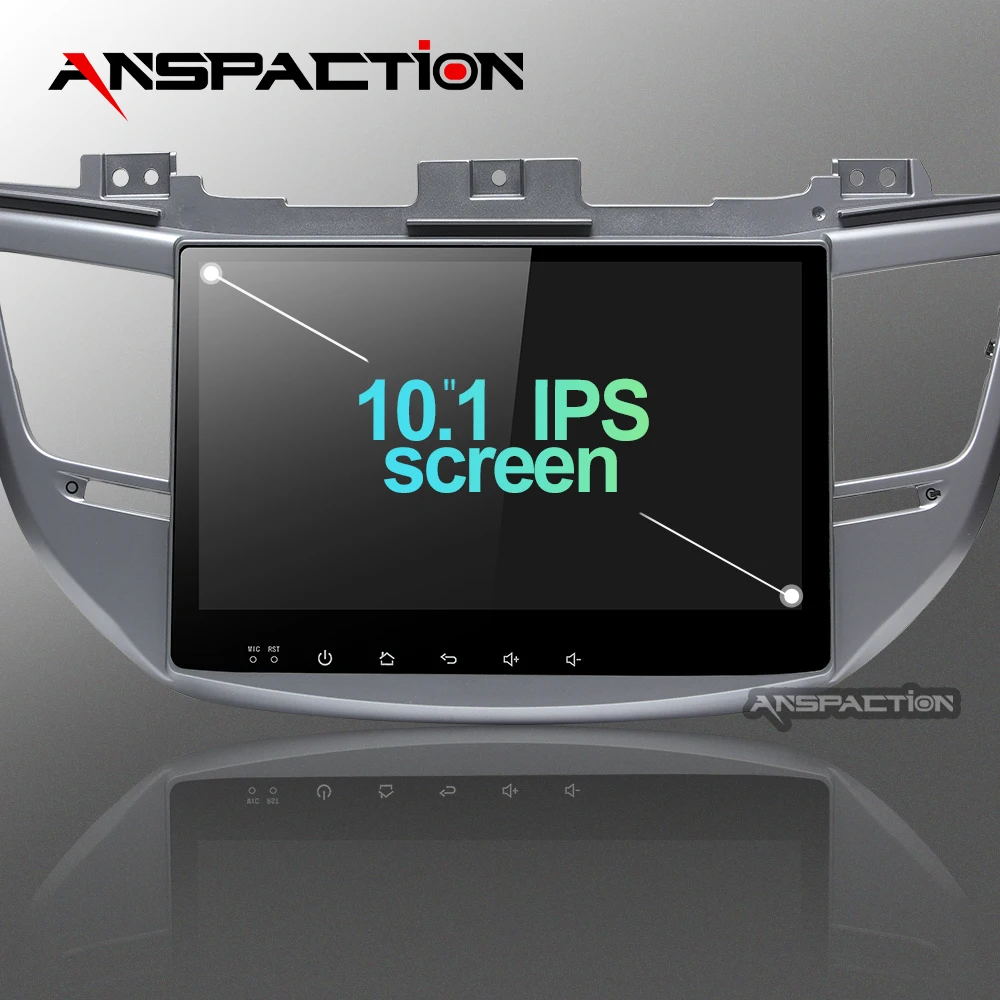 10 1 "IPS 2 два Din Android8.1 Автомобильная стерео для Hyundai Tucson IX35 2015 2016 2017 радио FM GPS