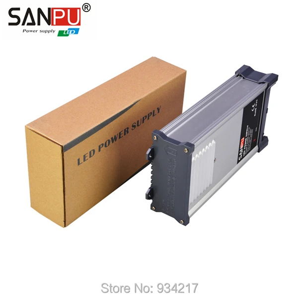 Sanpu smps светодиодный Питание 400 Вт 12 В 33.3a AC DC 175-240 В 12 В коммутации трансформатор LED драйвер 12 В smps Алюминий непромокаемые